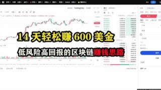 14天轻松赚600美金，低风险高回报的区块链赚钱思路 #赚钱 #赚钱思路 #油管赚钱 #网络赚钱 #区块链 #空投