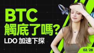 BTC 臨近關鍵支撐，LDO 何時觸底？#比特幣 #以太坊   #btc  #meme #加密货币 #crypto  #arb 丨2.28丨大漂亮的K線日記 丨