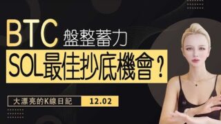 BTC本週繼續衝擊10W？SOL迎來低接機會？丨12.2 大漂亮的K線日記 丨  #btc   #ETH   #etf #altcoins   #比特币 #solana