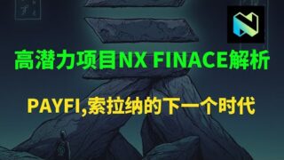 Buy Now,Pay never，Solana的下一个时代 / 潜力项目NX finance详解