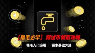 【撸毛必学】空投撸毛测试币领取攻略与技巧