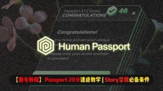 【空投教程】Passport 20分速成教学 | Story领空投必备条件，尽快完成！