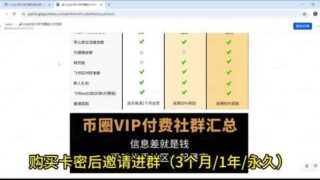 加密大漂亮币圈付费社群
