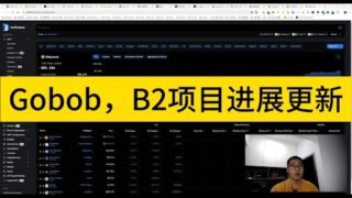 比特币生态的Gobob，B2项目进展更新。只能说一个比一个拉，还不如Merlin呢。