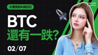 比特幣價格一動不動 ，反彈無力？   丨非农数据分析丨02.07大漂亮的K線日記 丨  #ethereum  #btc    #etf #bitcoin