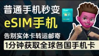 📱这张神卡！有点牛！0月租、让手机支持200个国家esim🥳｜5ber SIM卡⭕️写入airalo eSIM教程 ｜出境游｜跨境电商｜GPT/推特/电报注册｜轻松办理境外手机卡｜红孩儿Redman
