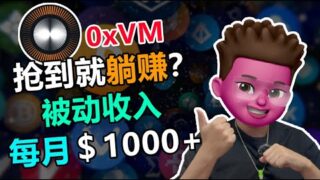 🔥🤑【比特币生态暴富新机会】矿币项目OXVM深度解析！Jump/火币领投500万刀｜700U节点月赚1080U｜节点抢购实操演示｜对比Lumia暴涨逻辑｜附TGE时间+风险预警⚡｜红孩儿redman