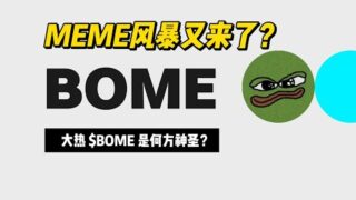 MEME风暴又来了？大热BOME是何方神圣