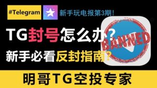 Telegram封号怎么办？资料会丢吗？TG电报号怎么设置才不会被封？Telegram电报纸飞机想安全使用需要注意些什么？新手必看的电报防封指南！#telegram #空投