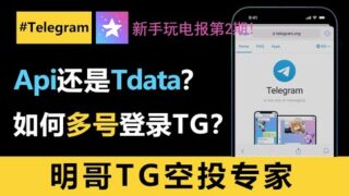 Telegram电报如何多号登陆？怎么做IP隔离？API和Tdata格式的TG号哪家强？新手必看的telegram电报教学，少走10年弯路！#telegram #电报群 #电报代理