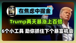 Trump 代币24小时狂飙上百倍，学会这些新工具，助你成为下一个暴富神话